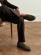 Polo Ralph Lauren - Alston Suede Penny Loafers - Green