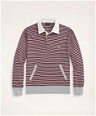 Brooks Brothers Men's Merino Stripe Polo Sweater | Grey