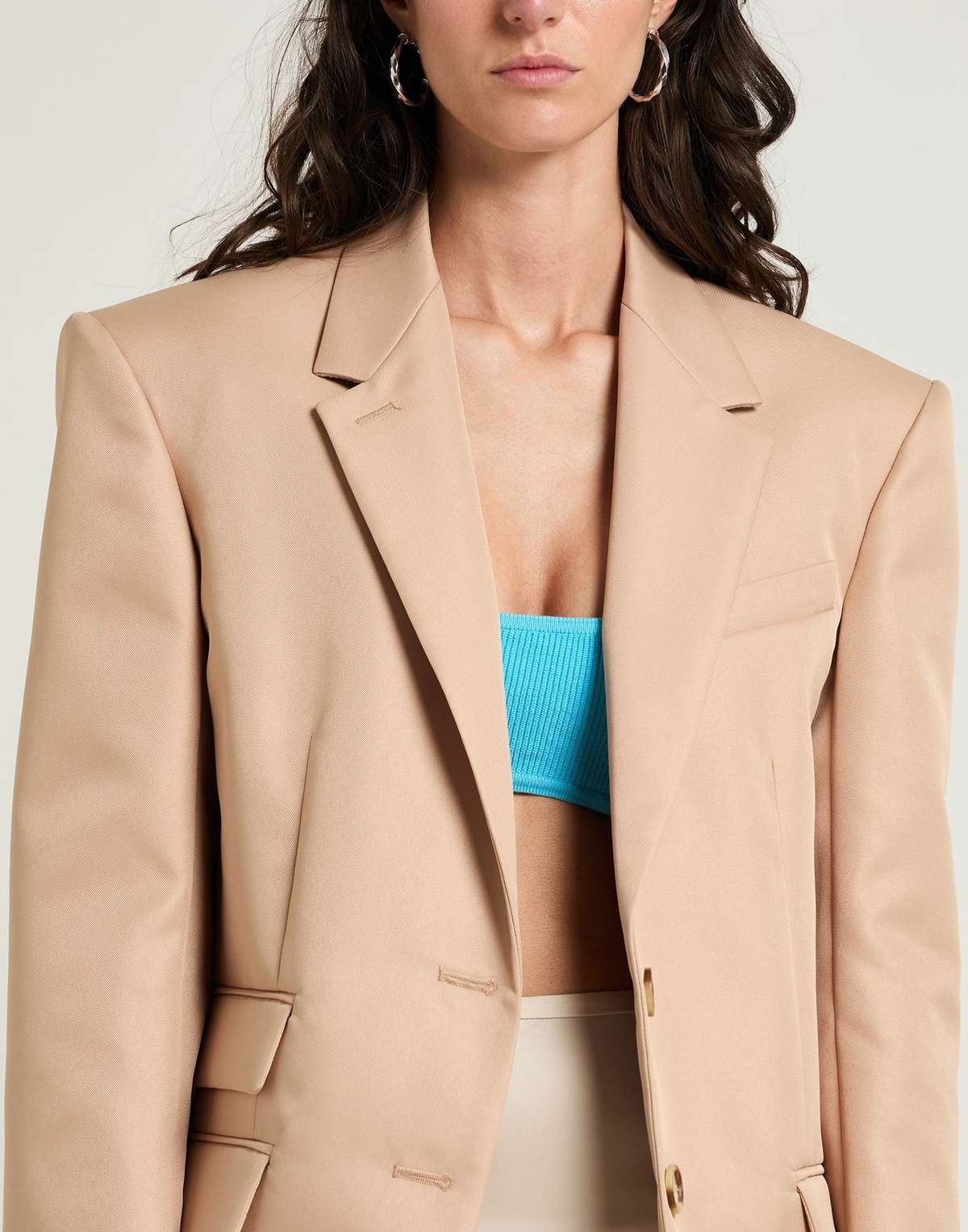 Sportmax Womens Blazer Sand
