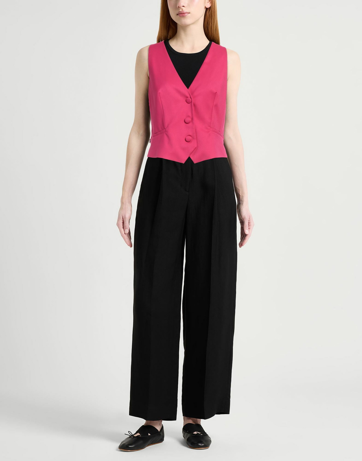 Jijil Womens Tailored Vest Fuchsia
