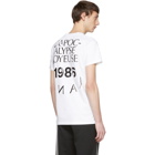 Helmut Lang White Logo Hack Little T-Shirt