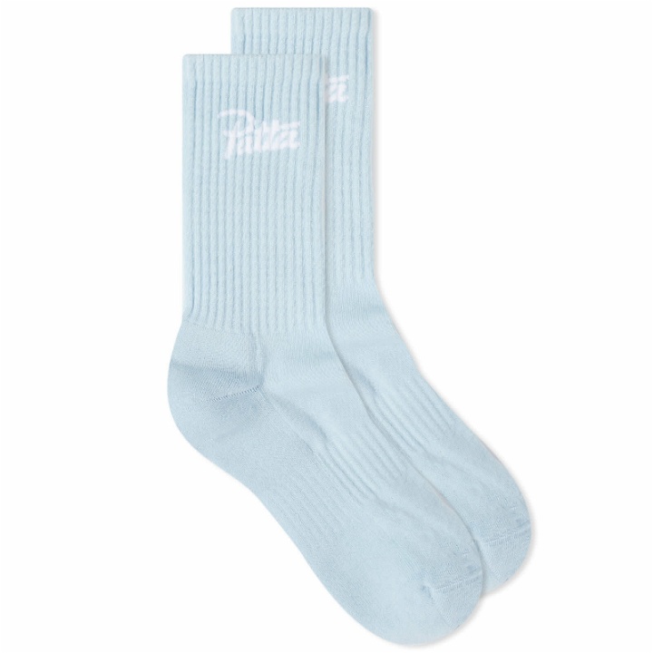 Photo: Patta Men's Basic Sport Socks in Pearl Blue
