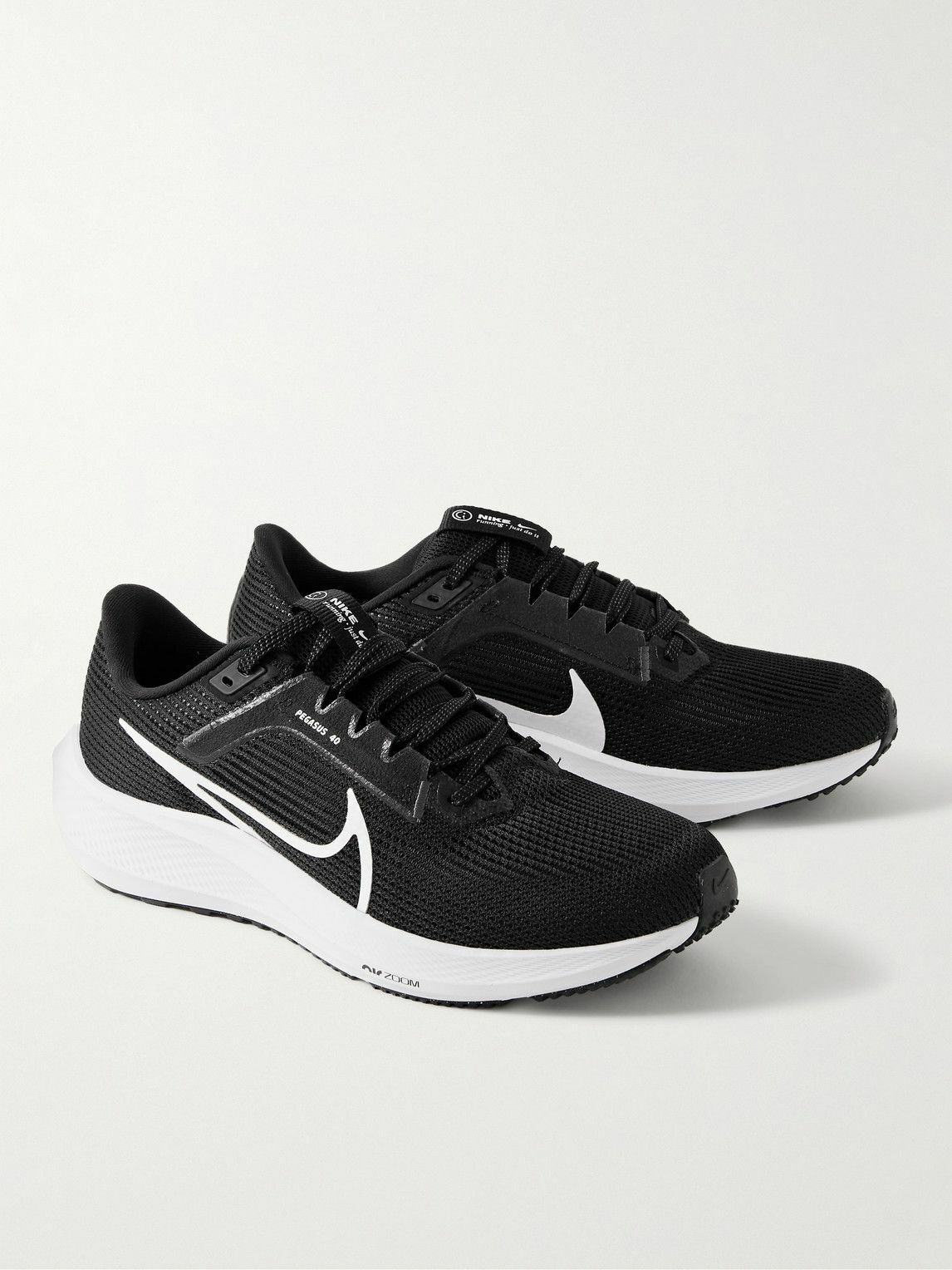 Nike Running - Air Zoom Pegasus 40 Rubber-Trimmed Mesh Running Sneakers ...