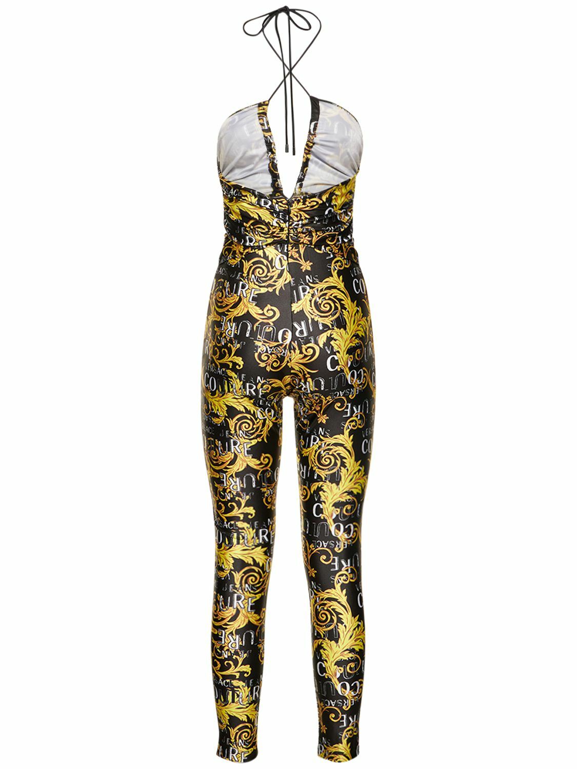 オールインワン・サロペット VERSACE Women Jumpsuits 10119181A086951R900 Orange Versace Jeans Couture Jumpsuits and rompers for Women