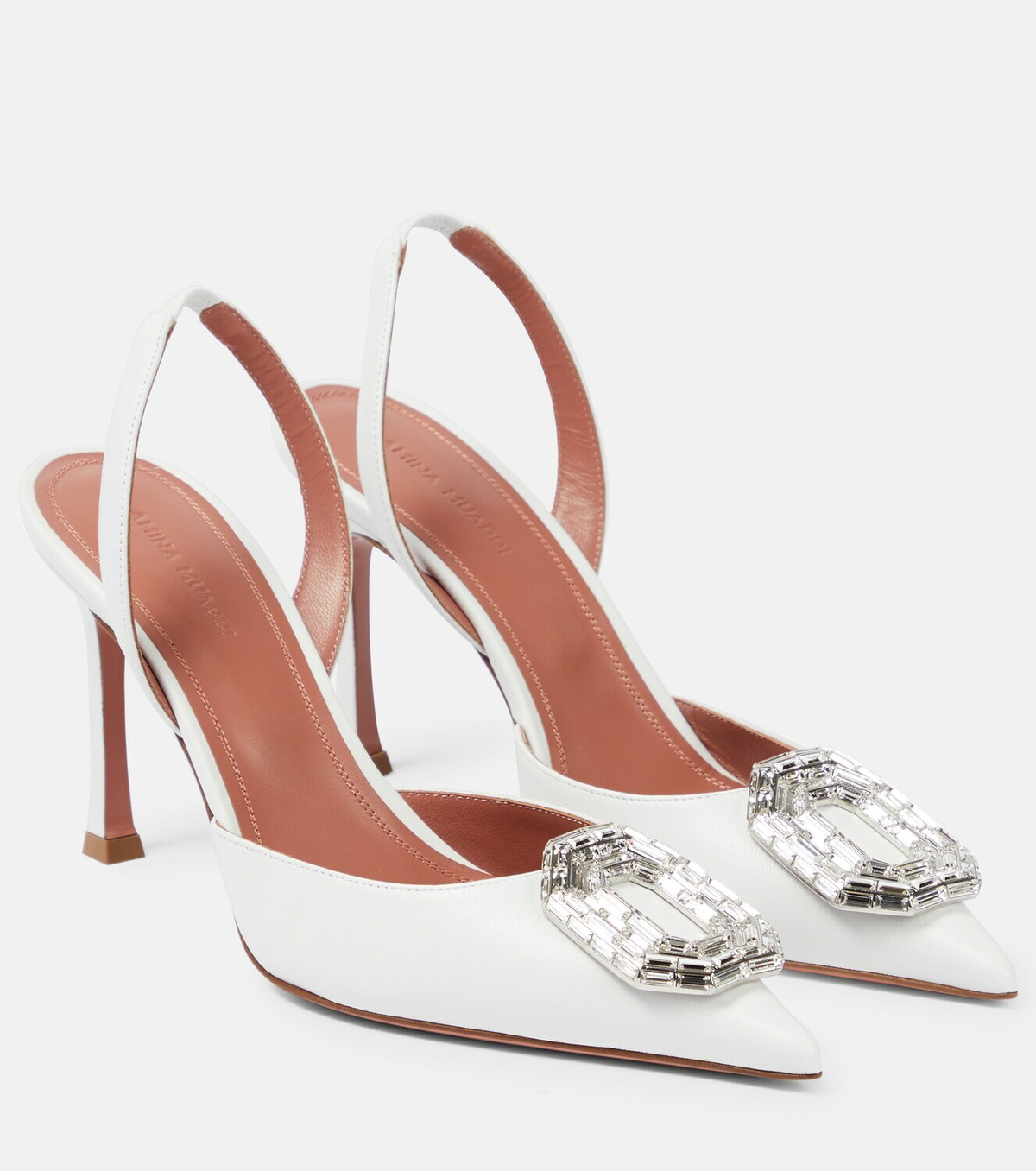 amina muaddi slingback