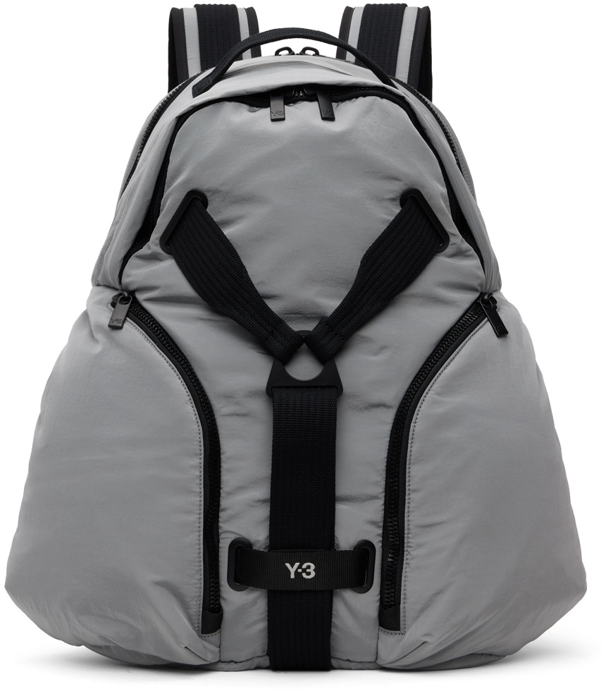 Y-3 Gray Utility Backpack Y-3