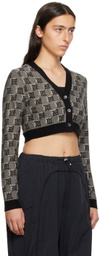 MISBHV Gray Monogram Cardigan
