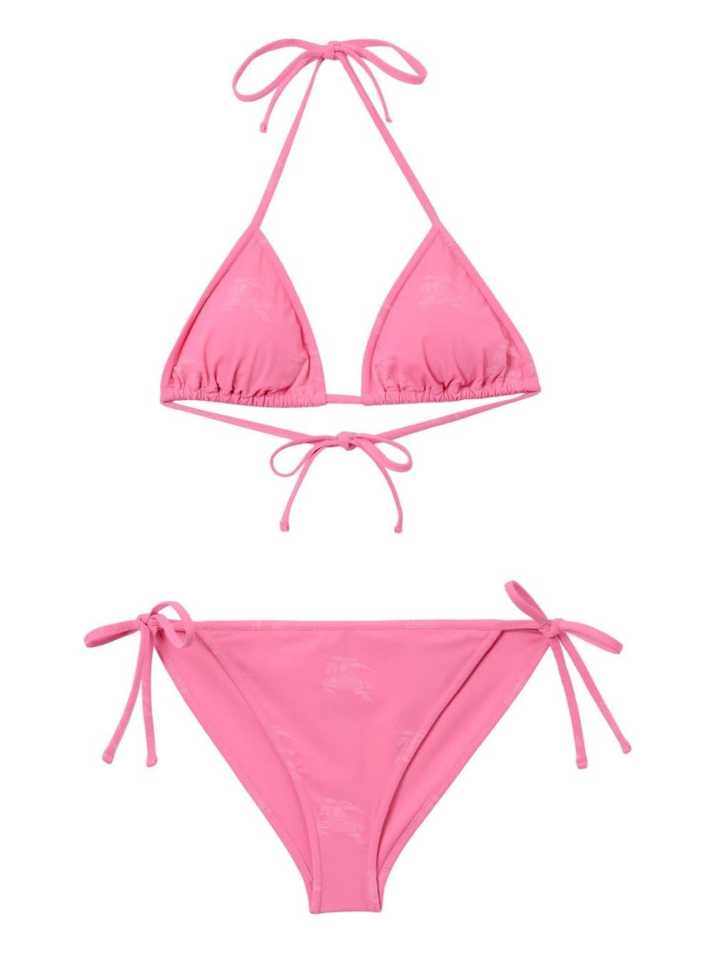 BURBERRY - Ekd Logo Triangle Bikini Set Burberry