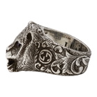 Gucci Silver Feline Garden Ring