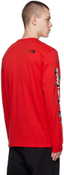 The North Face Red Lunar New Year Long Sleeve T-Shirt