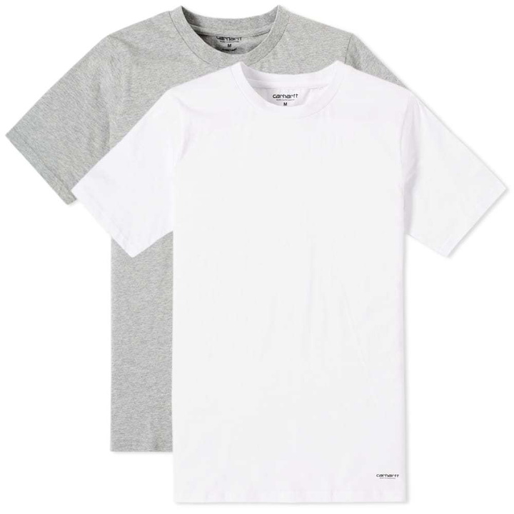 Photo: Carhartt Standard Crew Neck Tee - 2 Pack White