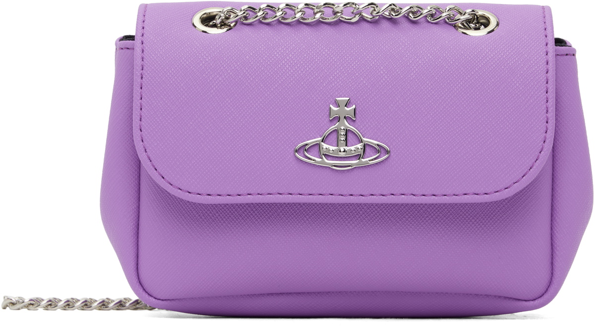 Vivienne Westwood ショルダーバッグ パープル Vivienne Westwood Purple Small Purse Chain Bag Vivienne Westwood