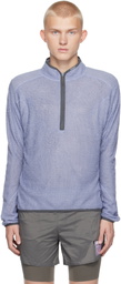 Satisfy Blue GhostFleece AD Light Half‑Zip Sweater