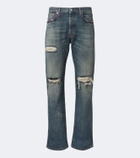 Acne Studios Re-edition distressed straight jeans
