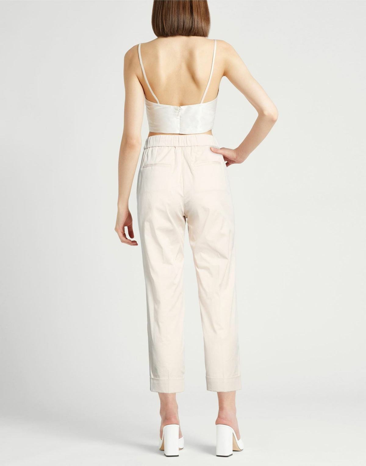 Peserico Womens Pants Cream
