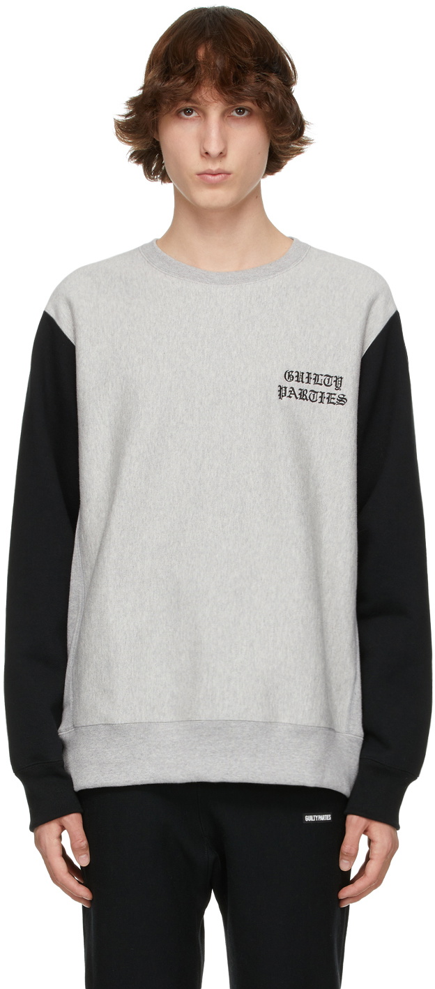 WACKO MARIA Black & Grey Two-Tone Heavy Weight 'Guilty