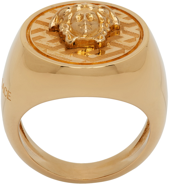 Photo: Versace Gold 'La Greca' Ring