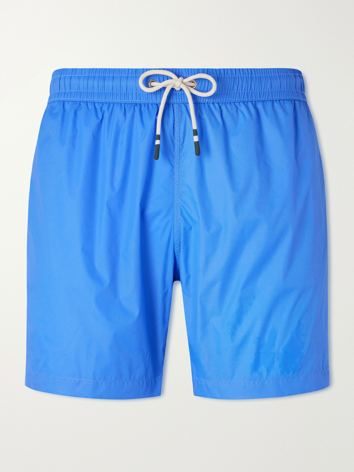 Hartford - Straight-Leg Mid-Length Recycled Swim Shorts - Blue