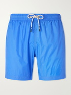 Hartford - Straight-Leg Mid-Length Recycled Swim Shorts - Blue