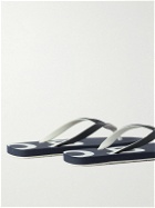 Orlebar Brown - Haston Logo-Debossed Rubber Flip Flops - Blue