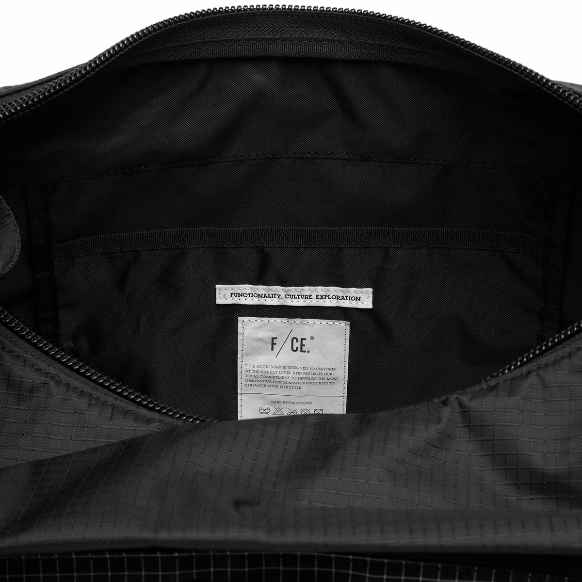 F/CE. Ripstop 2-Way Shoulder Tote in Black 