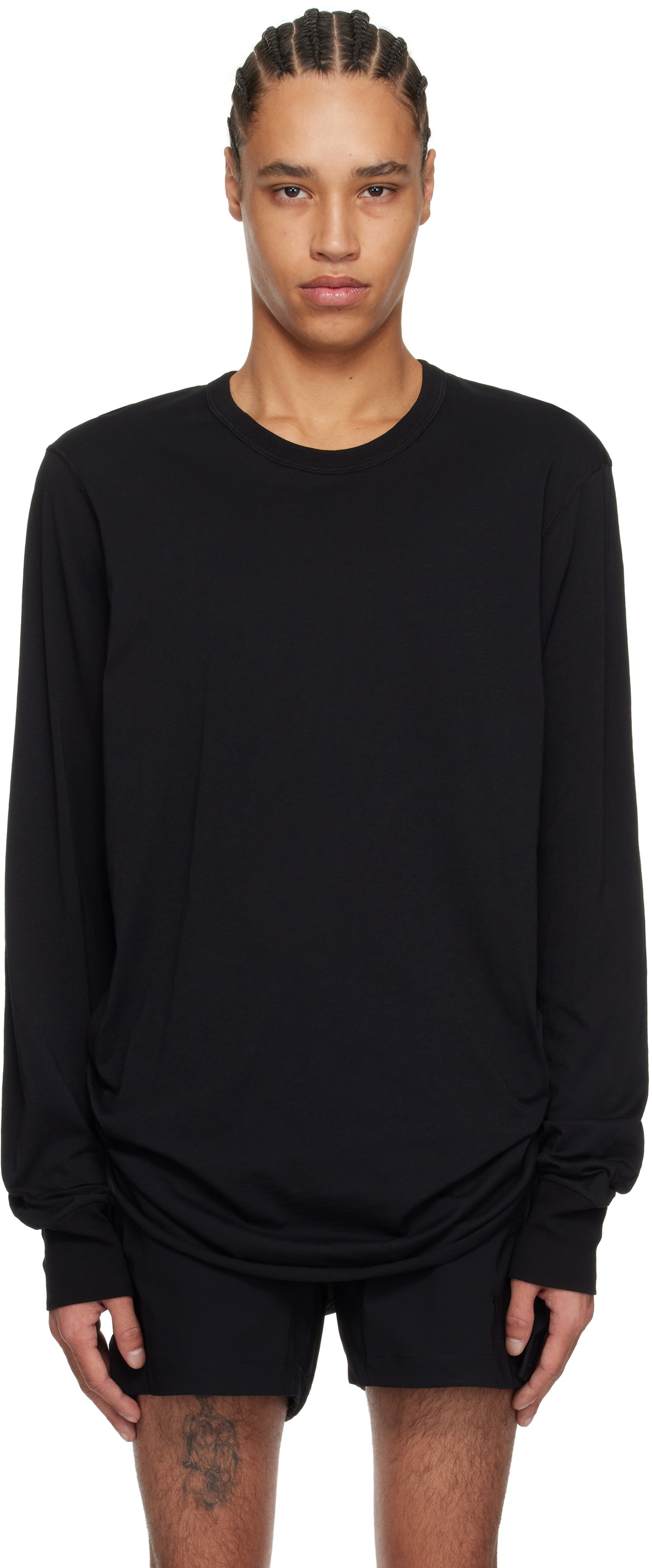 11 by Boris Bidjan Saberi Black LS1C T-shirt
