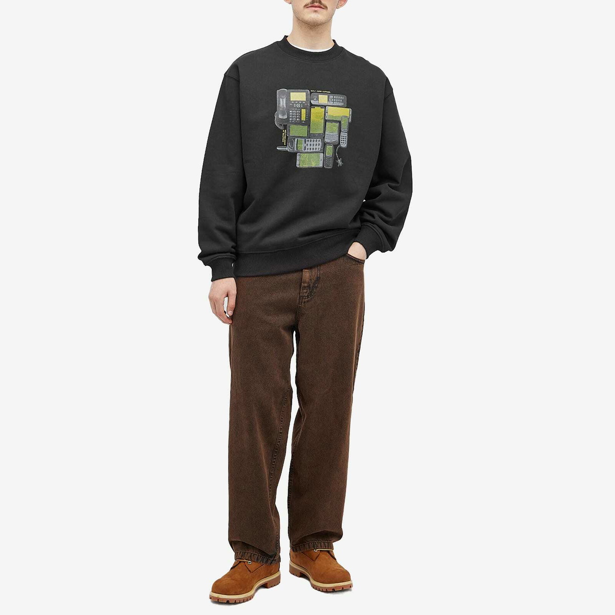 Daily Paper Men's Evolution Sweatshirt in Black