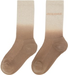 Jacquemus Beige Le Chouchou 'Les Chaussettes Moisson' Socks