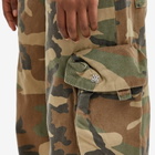 AMIRI Women's Camo Baggy Cargo Pants in Green Camo