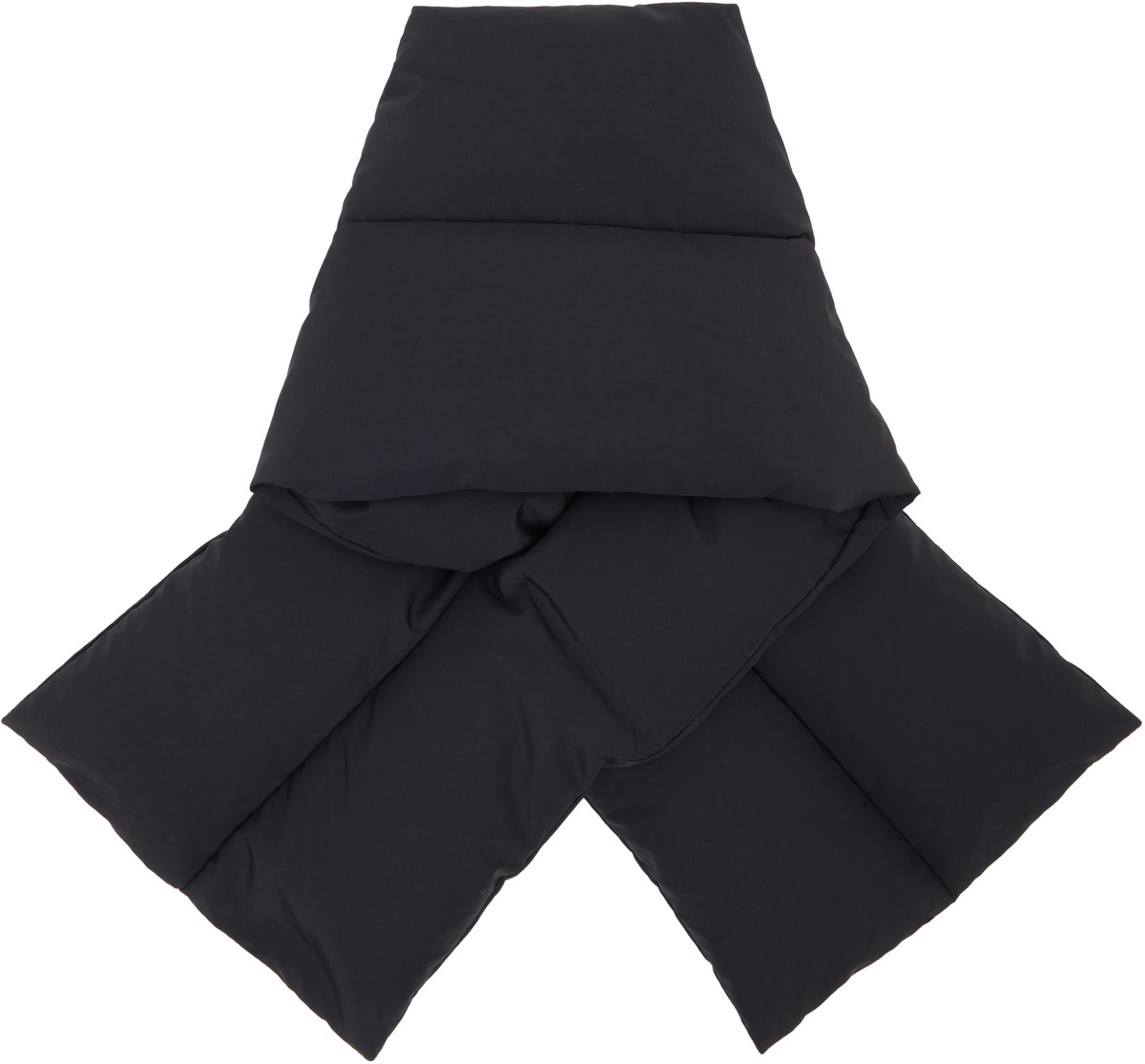 Jil Sander Black Down Scarf Jil Sander