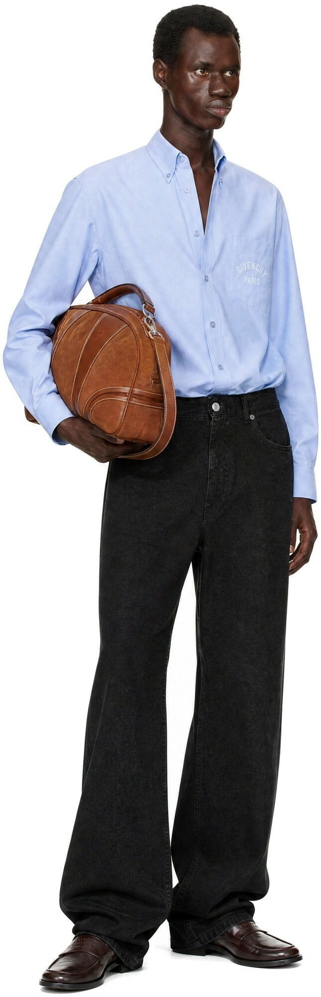 Givenchy Blue Classic Fit Button Down Shirt
