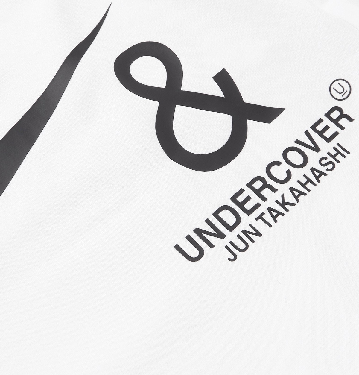 Nike - Undercover Logo-Print Mesh-Panelled Jersey Hoodie - White