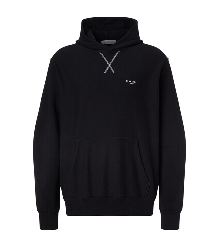 Photo: Givenchy Logo cotton jersey hoodie