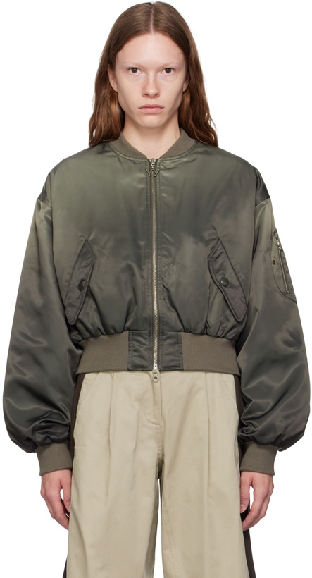 Photo: OPEN YY Khaki MA1 Bomber Jacket