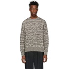 Lemaire Grey Jacquard Sweater