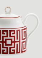 Labirinto Teapot in Red