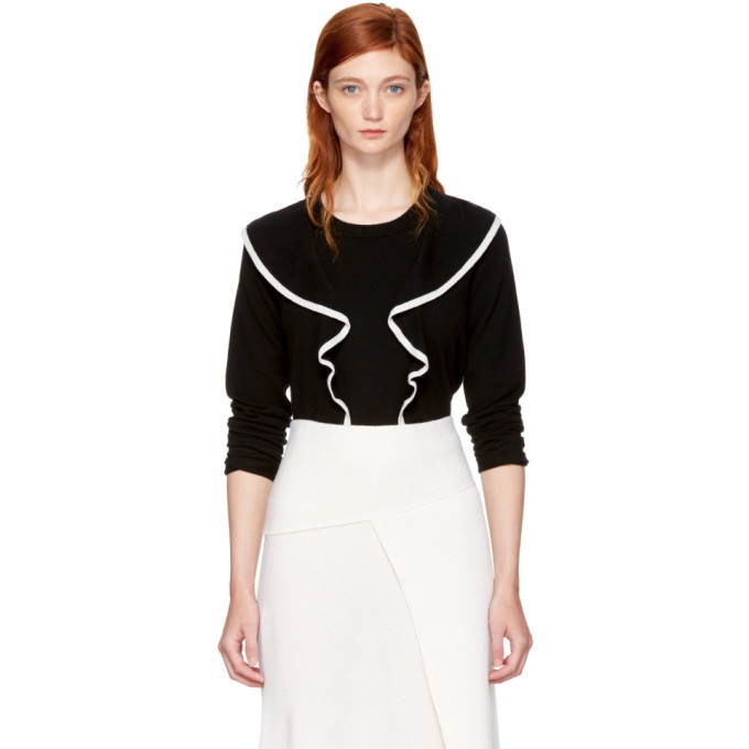 Photo: Chloe Black Ruffle Sweater