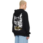 Off-White Black Mercy Scribble Skate Zip Hoodie