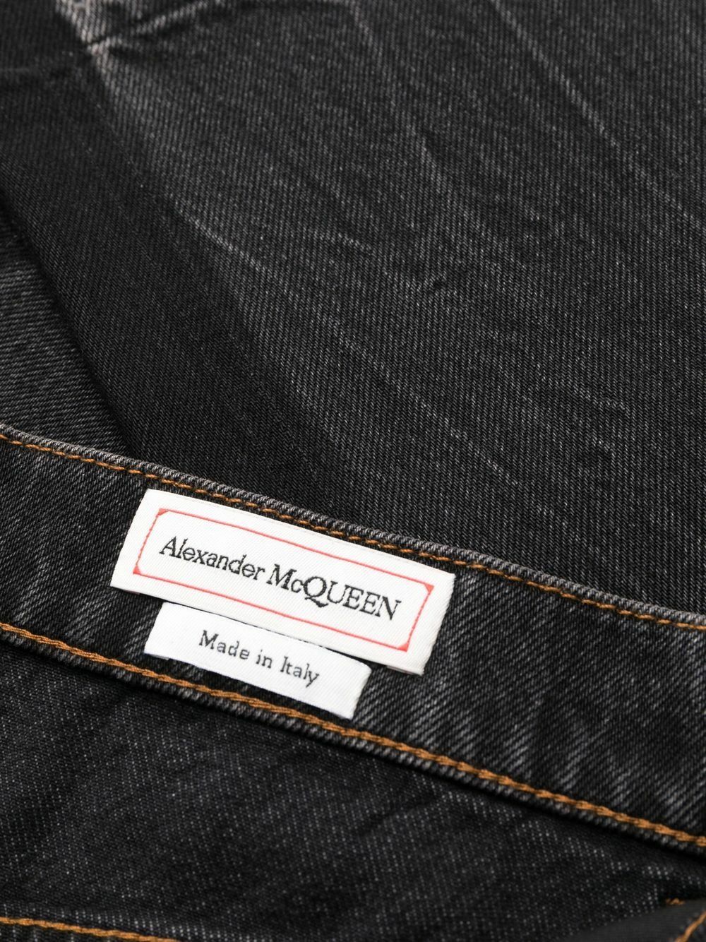 ALEXANDER MCQUEEN - Denim Cotton Jeans