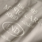END. Worn Established Hoodie in Washed Grey