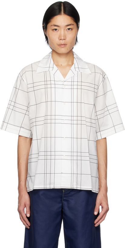 Photo: Marni White Check Shirt