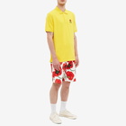 Kenzo Men's Crest Logo Polo Shirt in Golden Yellow