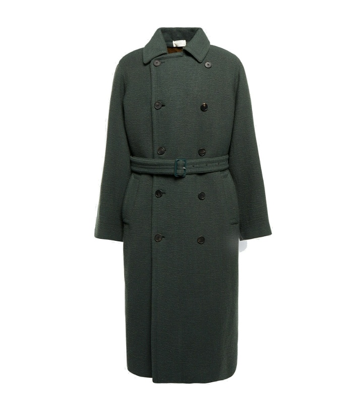 Photo: The Row - Double-breasted wool trench coat