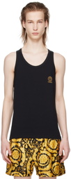 Versace Underwear Black Print Tank Top