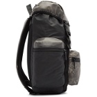 adidas by Stella McCartney Black and Grey Coated Backpack