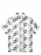 BODE - Embroidered Silk-Gauze Shirt - White