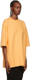 Peter Do Orange Viscose T-Shirt