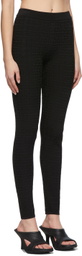 Givenchy Black 4G Jacquard Leggings