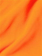 Moncler Grenoble - Striped Fleece Half-Zip Sweatshirt - Orange