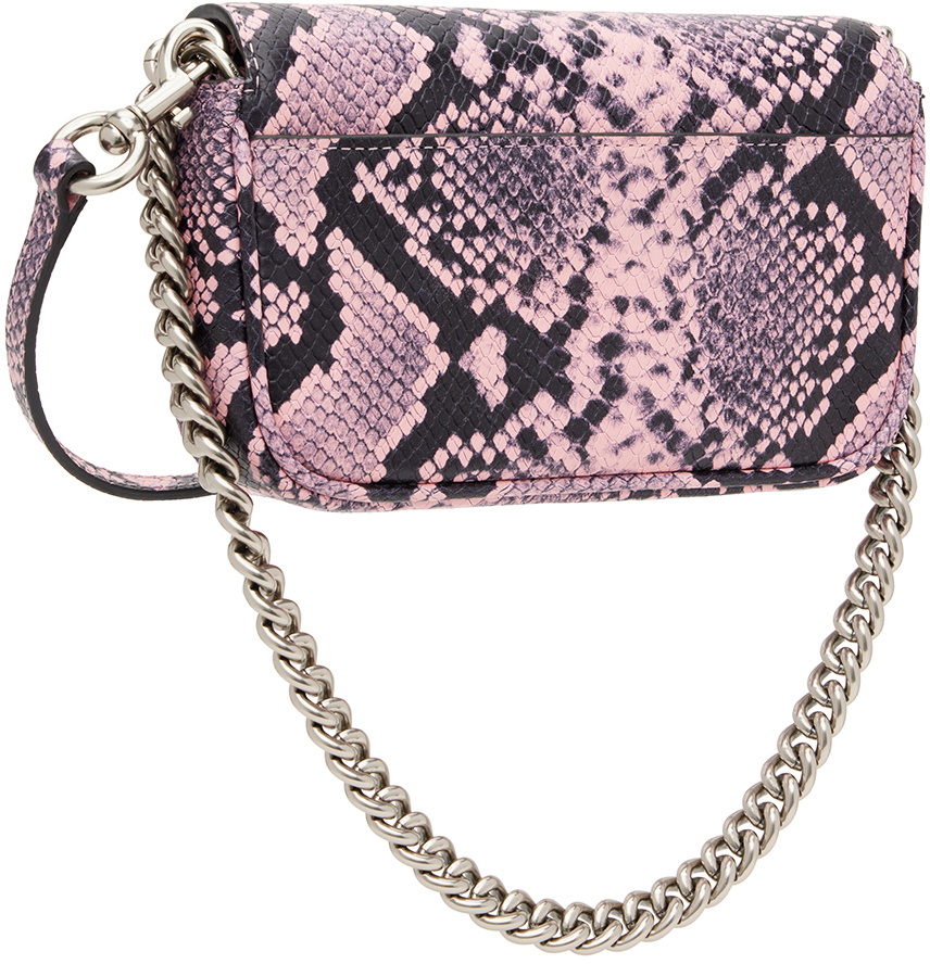 Marc Jacobs The J Marc Mini Leather Shoulder Bag Pink